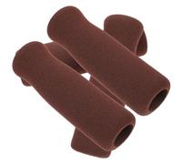 TOBBOMEY 4 Pz impugnature scooter manicotto del manubrio strada mano grip buddy grips pomello sostituzione dell'impugnatura del manico di canna parti della stampella spugna Light Brown