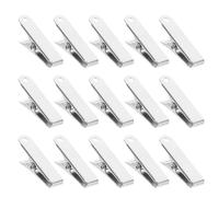 TOBBOMEY 40 Pezzi Morsetti a Molla in Metallo Mini Morsetti a Coccodrillo per Gestione Cavi e Test Elettrici Clip Metalliche Resistenti Anti-Ossidazione per Cablaggio Ufficio e