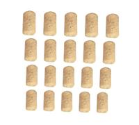 TOBBOMEY 40 pezzi Tappi Sughero per Vino in Legno Miste Tappi Bottiglia Sigillanti per Conservazione Vino Rosso Casa Bar Feste