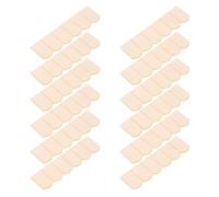 TOBBOMEY 48 Pezzi Tegole in Miniatura in Legno Grezzo per Tetto Casa delle Bambole 1/12 Set Fai da Te per Decorazioni Miniature Compatibili per Modelli di Tetti e Progettazione di Stanze