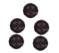 TOBBOMEY 5 Pezzi Base Portavaso Rotonda in Plastica Resistente da Piedistalli Decorativi per Vasi Bonsai e Figurine Supporto per Esposizione e Decorazione ed Esterni