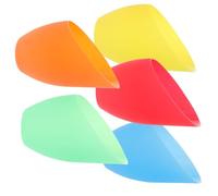 TOBBOMEY 5 pezzi Paralume Lampada di Cavallo Colorato in Plastica Leggera Copertura Decorativa per Abat-jour Tavolo Sostituzione Casa e Interni