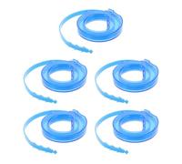 TOBBOMEY 5 pezzi Pz Stura Lavandini Estraibile in Abs Pulitore Scarichi con Barbe Flessibile per Cucina Bagno e Vasca Rimuove Capelli e Residui Ostruiti