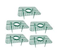 TOBBOMEY 5 Pezzi Supporto per Piante Fragole Quadrato con Gambe Resistenti Supporto per Coltivazione e Protezione Frutti Base Stabile e Design per Ventilazione e Crescita Sana