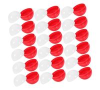 TOBBOMEY 50 Capsule Vuote Rotonde per Macchina Distributrice Gumball Contenitori in Plastica Colorata Scatola Caramelle e Regali per Feste Resistenti e Leggere