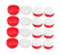 TOBBOMEY 50 Palline Vuote Riempibili in Plastica Durevoli per Distributore Caramelle e Bomboniere Contenitori Leggeri Forma per Regali e Feste