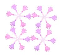 TOBBOMEY 60 Pezzi Clapper Mani Colorate Giocattoli Sonori per Strumento Musicale Mani per Eventi Sportivi e Feste Rumore di Gruppo Accessori Festa Compact