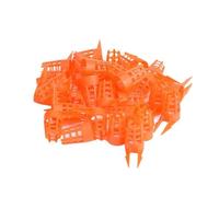 TOBBOMEY 60 Pezzi Gabbia Protettiva per Celle Api Regine in Plastica Gabbie Resistenti per Apicoltura Strumento per Allevamento e Trasporto Api Accessorio Indispensabile per Apicoltori