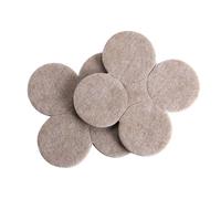 TOBBOMEY 8 Pezzi Feltrini Adesivi Rotondi Proteggi Pavimenti per Gambe Tavoli e Sedie Feltro Resistente Antiscivolo e Antigraffio per Mobili