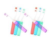 TOBBOMEY 8 Pezzi Penna per la pulizia dentale Mini spazzolino da denti spazzolino per la pulizia del fermo corsa della spazzola del fermo PP