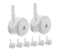 TOBBOMEY 8 pezzi Ruote Sostitutive per Walker Accessori Leggeri in Plastica per Passeggini e Carrozzine Rotelle Resistenti per Passeggino e Carrozzina Facili da Installare e Sicure