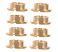 TOBBOMEY 8 Pezzi Testa Tonda per Meccanismo Orologio al Quarzo Kit Sostituzione Silenzioso per Riparazione e Creazione Orologi da Parete