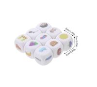 TOBBOMEY 9 Dadi Raccontastorie Colorati per Gioco Narrazione Educativo Dadi Leggeri e per Feste Giochi da Tavolo e Apprendimento Linguistico