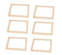 TOBBOMEY 9 Scale DIY Dollhouse Accessories Natural Wood Craft Decoration For Miniature Furniture
