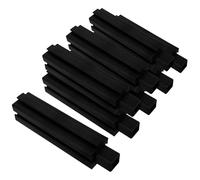 TOBBOMEY Accessori per Aiuola Rialzata 8 Pezzi in Plastica Grigia per Balcone, Gambe per Fioriere Supporto Modulare Facile da Montare per Giardinaggio Domestico e Orto sul Terrazzo