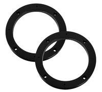 TOBBOMEY Accessori per Altoparlanti Auto, Coppia di Distanziatori in Plastica da 5 Pollici, Adattatore per Altoparlanti per Veicoli Funzione Isolamento Acustico