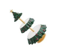 TOBBOMEY Alzata Dolci Albero in Resina Liscia Vassoio Decorativo per Snack e Frutta Design Unico per Feste Natalizie Tavolozza Pratica e Resistente per Party e Celebrazioni