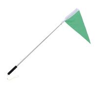 TOBBOMEY Bandiera pieghevole per guida turistica con asta telescopica portatile, marcatore ad alta visibilità regolabile per gite scolastiche e gruppi turistici