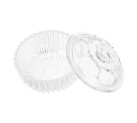 TOBBOMEY Barattolo Trasparente con Contenitore Sigillato per Caramelle e Gioielli Design Europeo Elegante e Ufficio Decorativo e Funzionale