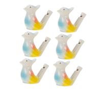 TOBBOMEY Bellissimo Fischietto a Forma di in Ceramica Fischietto a Forma di per Bambini E Bambine Giocattolo di Casuali