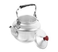 TOBBOMEY Bollitore Portatile in Lega Di Alluminio 0,8l Filtro Per Tè, Contenitore Per Ebollizione Domestico Manico Antiscottatura, Teiera Retrò Per Uso Quotidiano e Regali