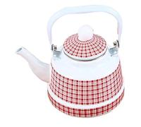 TOBBOMEY Bollitore Smaltato per Tè e Acqua Kettle Retro con Riscaldamento Rapido Manico Ergonomico Adatto per Cucina e Sala da Tè Risparmio Energetico e Uso Duraturo