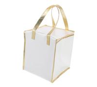 TOBBOMEY Borsa Termica Porta Vivande Isolante con Manico Design con Zip per Conservare Cibi Caldi e Freschi Leggera e Portatile per Pranzo Picnic e Campeggio