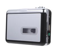 TOBBOMEY Convertitore Cassette USB con Lettore Cassette Portatile Stereo Trasferimento Diretto su Modalità Segmentazione Manuale e Automatica Riproduzione Audio Originale Senza Batteria