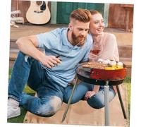 TOBBOMEY Coperta Antincendio Ignifuga Resistente al Telo Isolante per Barbecue Outdoor con Custodia per Emergenze e Picnic