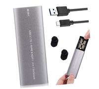 TOBBOMEY Custodia Hard Disk Esterno Portatile USB Type C per SSD Ngff Nvme Trasferimento Rapido Informazioni Grande Capacità Design Compatto per Lavoro e Viaggi