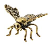 TOBBOMEY Decorazione in Ottone Piccolo e Compatto per Desktop Ornamento Stabile con Fondo Piatto Artigianato Resistente e Delicato per Interni Regalo Raffinato per Casa e Ufficio