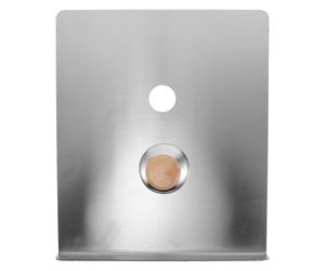 TOBBOMEY Deflettore in acciaio inossidabile per legna da ardere - Parabrezza per da fuoco - Copertura protettiva per guarnizione della porta che protegge il fuoco dal vento per falò da campeggio in