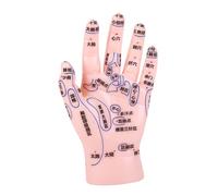 TOBBOMEY Di Riflessologia Della Mano Per Formazione in Agopuntura Display Dei Punti Di Pressione Etichette Chiare Realizzato in Pvc Durevole Per Istituti Medici e Centri Massaggi