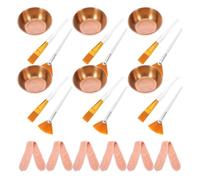 TOBBOMEY Estetista Viso con Ciotoline Miscelazione Fascia Rosa per Capelli e Accessori Kit Professionale per Trattamenti Spa e Uso Quotidiano