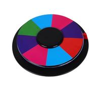 TOBBOMEY Freccia del Giradischi Ruota della Fortuna Ruota dei premi Che Gira Ruota da Gioco filatori per la Classe Ruota dei Colori Ruota Rotante plastica