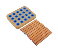 TOBBOMEY Giocattolo Di Legno Con Tavoletta Pioli Per Esercizi Di Terapia Del Polso Rinforzatore Per Mani e Dita Strumento Per Coordinazione Occhio-mano e Riabilitazione Delle Dita