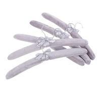 TOBBOMEY Grucce Imbottite per Cappotti Pesanti 5 Pezzi in Velluto Antiscivolo Spalline Rinforzate per Maglioni e Abiti Delicati Armadio Casa Grigio