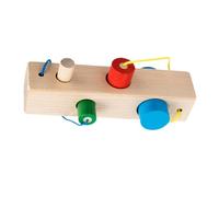 TOBBOMEY in Legno Montessori per Educativo per Abbinamento e Coordinazione Mano Occhio Stimola Cognizione e Motricità Fine Dimensioni Adatte AI Resistente e Sicuro