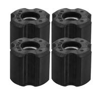 TOBBOMEY Kit di Conversione Cuscinetti Boccola Tagliaerba 4 Pezzi Diametro Esterno 23,5 MM per Mozzi Ruota Carriole Manuali Nero Adatto per Giardino