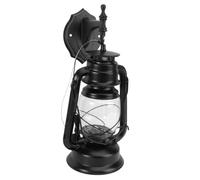 TOBBOMEY Lampada da Parete Vintage in Ferro Nera per Interni Luce Decorativa Stile Industriale Senza Applique Retrò per Casa Bar e Illuminazione Decorativa Rustica per Soggiorno e