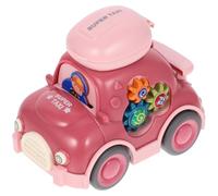 TOBBOMEY Macchina Giocattolo a Traino Cartone Animato Rossa Auto Inerziale Resistente per Veicolo Compatto Multifunzione per Giochi Domestici ed Esterni