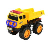 TOBBOMEY Macchinina Cassone Ribaltabile Giocattolo in Plastica Camion da Costruzione Medio Veicolo Educativo per Giochi di Immaginazione e Coordinazione Mano-occhio