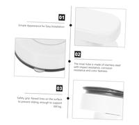 TOBBOMEY Maniglia Ventosa per Bagno Senza Foratura Corrimano Portatile Antiscivolo per Porte Scorrevoli e Superfici Lisce Supporto Materiale Premium Facile da Installare e