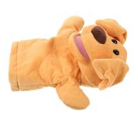 TOBBOMEY Marionetta Mano Cane Morbido in Panno con Bocca Mobile Giocattolo per Racconti e Teatro per Peluche PP Cotone Design e Durevole per Famiglie