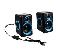 TOBBOMEY Mini Altoparlanti per PC e Laptop USB 2.0, Altoparlante Portatile Compatto per Casa, Ufficio e Scuola, Mini Casse Audio Effetto Sonoro Potente e Compatibilità