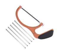 TOBBOMEY Mini Mano per Seghetto da Falegname DIY con Manico Antiscivolo Ergonomico Robusto e Facile da Usare per Ragazzi e Ragazze Incluso Lame Ricambio