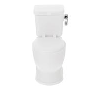 TOBBOMEY Mini Sedile Del Bagno Toilette Per Vasino Bambola Toilette Della Casa Delle Bambole Quello Vampate Toilette Delle Bambole Contiene Batterie e Componenti Bianca