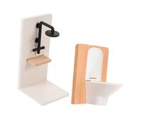 TOBBOMEY Mobili Per La Stanza Delle Bambole Simulati Mobili Per La Casa Delle Bambole In Scala 112 Bagno Mini Bagno Cose Per