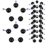 TOBBOMEY Modello di Struttura Molecolare C60 in Plastica da 23mm, Kit Didattico Chimica per Lezioni e Laboratorio, Strumento Educativo per Apprendimento Scientifico