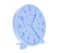 TOBBOMEY Orologio Ausili Didattici Orologio Strumento Didattico Forniture per La Classe Forniture per Il Tempo Didattico Tempo in Classe Insegnamento del Tempo Plastica Blu